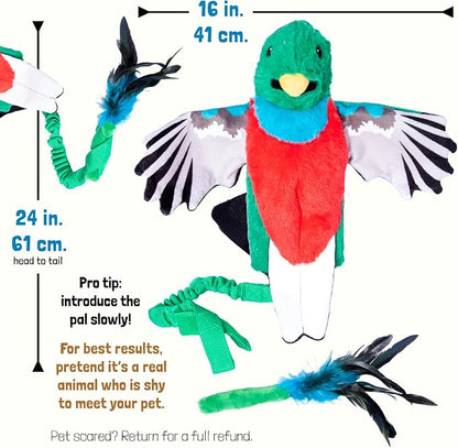 Milunova Pupr Pals Cat Wrestling Glove (Catnip Infused) Hand Puppet Toy with Tough Padding for Safe Interactive Play, Protection to Stop Kitten Scratching Hands; for Boredom-Busting Exercise