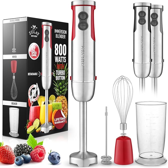 Zulay 4-in-1 Immersion Stick Mixer Hand Blender
