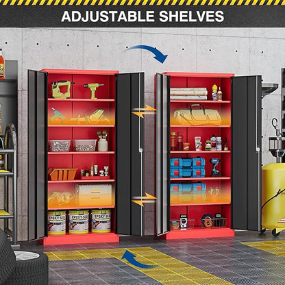 Metal Storage Cabinet-71” Tall Steel File Cabinets