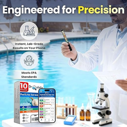 10-in-1 Pool & Spa Water Test Kit
