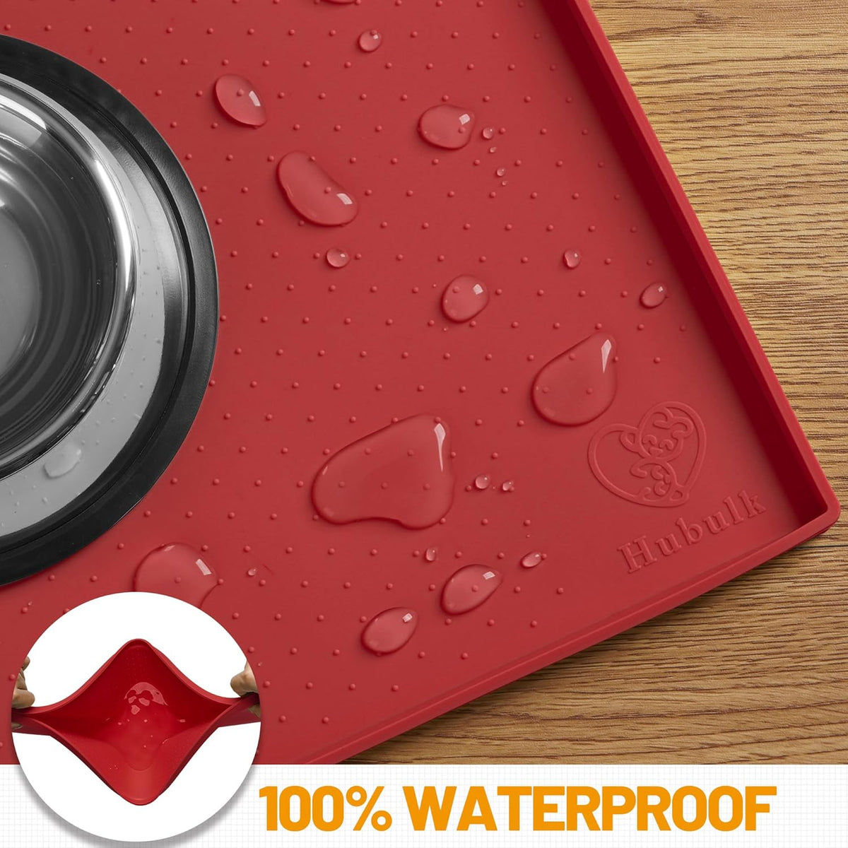 Hubulk Dog Feeding Mat. A thoughtful pick for calmer daily routines.
