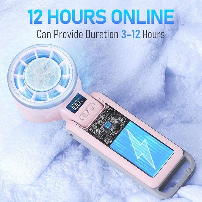 PlayHot Portable Handheld Turbo Fan