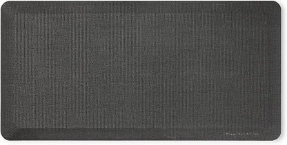KitchenAid Gourmet Series Kitchen Comfort Gel Mat, Solid Basketweave, Charcoal Grey, 20"x39"
