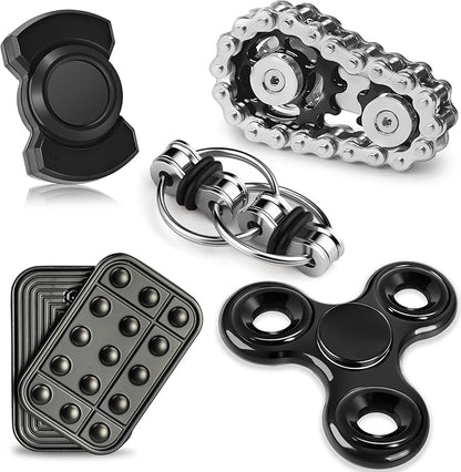 Valentines Day Gifts for Him 5 Pcs Fidget Toys Adults & Teen Metal Fidgets