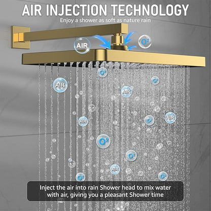 Iriber Thermostatic Shower System Wall Mount
