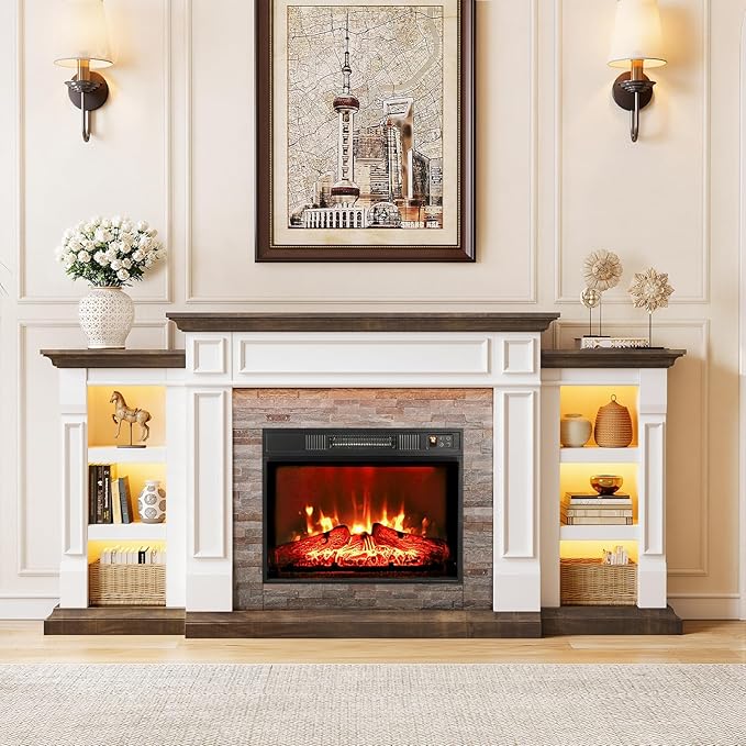 LGHM 72" Electric Fireplace