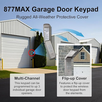 Universal Garage Door Opener Keypads & Remotes