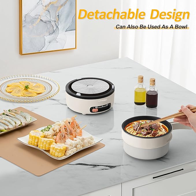 HYTRIC Electric Cooker, 2L Portable Electric Cooker