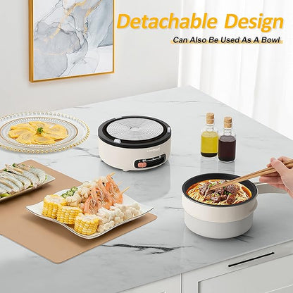 HYTRIC Electric Cooker, 2L Portable Electric Cooker