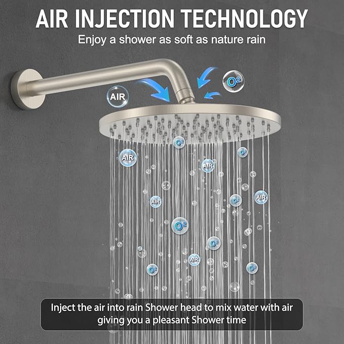 Iriber Thermostatic Shower System Wall Mount
