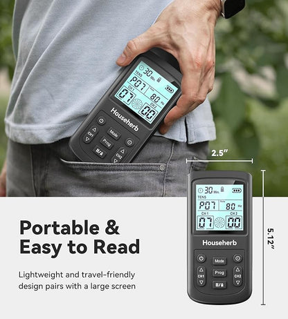TENS Unit Muscle Stimulator for Pain Relief, 3-in-1 EMS TENS Machine