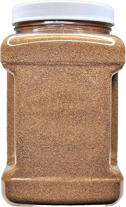 Aquatic Foods Inc. Golden Pearls 300-500 Micron Size for Fry, uveniles of Shrimp, Axolotls, Discus, Cichlids, Catfish, Tetras, Angel Fish, Guppies, Bettas, Goldfish, Corals, Reefs…2oz Bottle