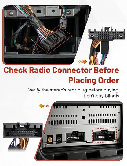 RED WOLF Advanced Audio Integration T-Harness for 2013-2019 Ford F150, 2011-2019 Explorer Non-Amplified Radio Harness High-Level Input & Speaker Output Adapter for Aftermarket Amplifier Subwoofer