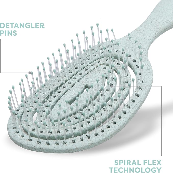 BioSilk for Pets Eco Friendly Detangling Pin Brush for Dogs, Gentle Dog Grooming Brush Designed to Help Remove Knots and Tangles and Support Healthy Coats for All Dogs | Gentle grooming brush removes knots and tangles, supports healthy coats for all do...