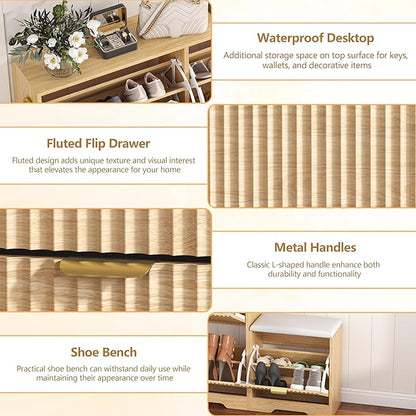Shoe Cabinet Storage for Entryway