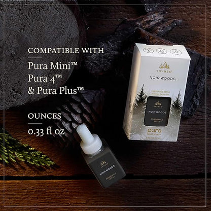 Thymes Pura Refills – 2 Pack of Oil Diffuser Scents – Long-Lasting Pura