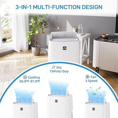 Portable Air Conditioners 12000 BTU, Remote Control AC