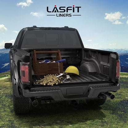 LASFIT 6.5ft Bed Mat for Ford F-150 2015-2023 F150 78.9" Truck Box All Weather Protector TPE Durable Bed Liner Easy Clean-Not Fit for Drop in Bedlienr