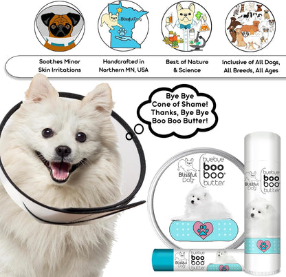 The Blissful Dog 2 oz TIN American Eskimo Booboo Butter