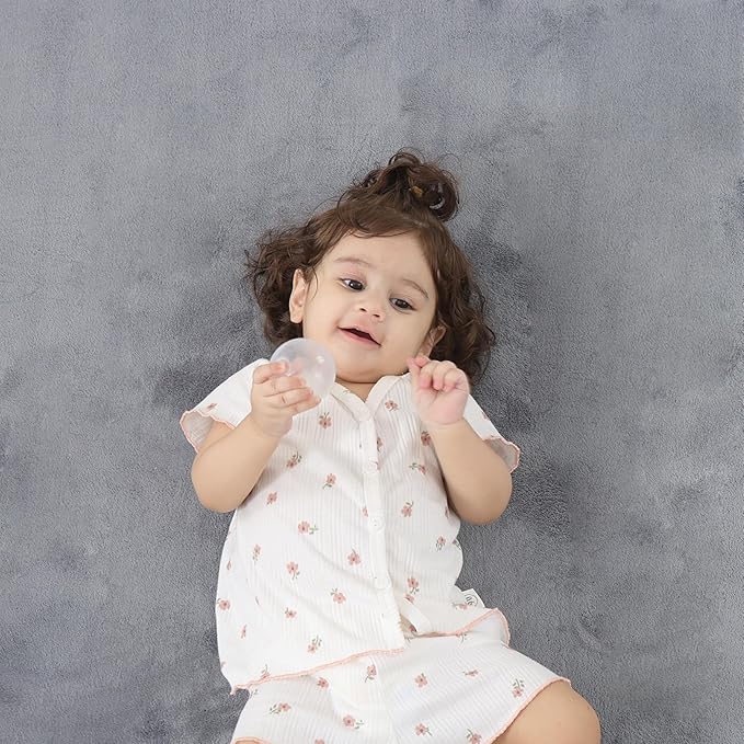 PAPAMAT 1.3" Thick Baby Floor Play Mat 79x118, Basic Padded Foam Mat for Tummy Time Crawling, Non Slip Cushioned for Babies Toddlers Infants Kids (Light Grey)