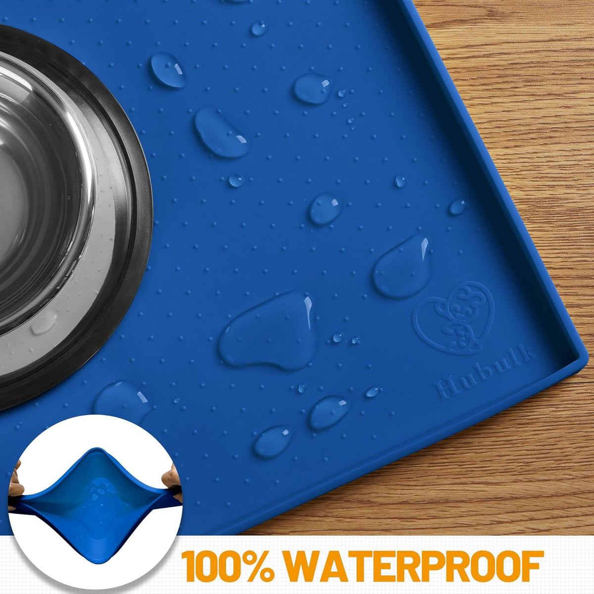 Hubulk Dog Feeding Mat. Everyday comfort that fits naturally into your space.