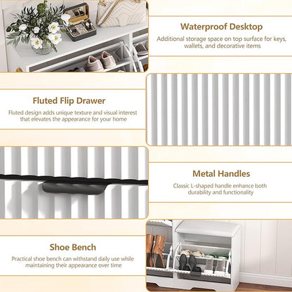 Shoe Cabinet Storage for Entryway