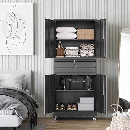 Letaya Metal Garage Storage Cabinet