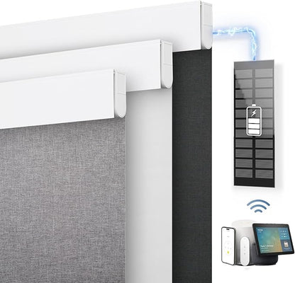 DENFOON Motorized Blinds with Remote Control, Custom Blackout Electric Smart