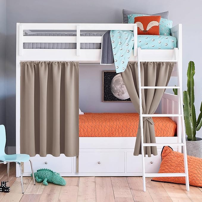JIUZHEN Short Blackout Curtains
