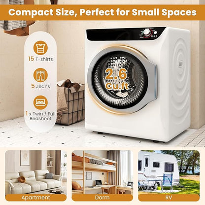 Auertech 2.6 CU. FT. Portable Dryers