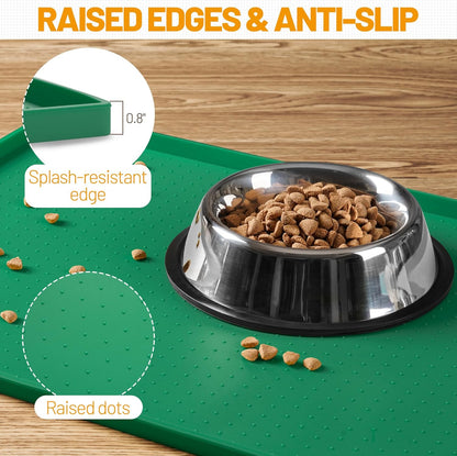 Hubulk Dog Feeding Mat. Sized and styled for real homes, not just a listing photo.