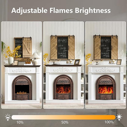 45" Birdcage-Style Electric Fireplace