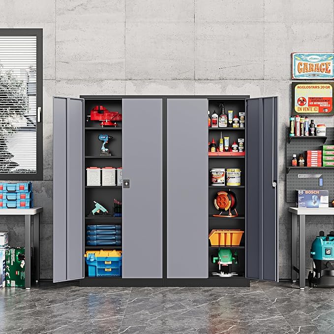 71” Tall Metal Storage Cabinet- Steel File Cabinets