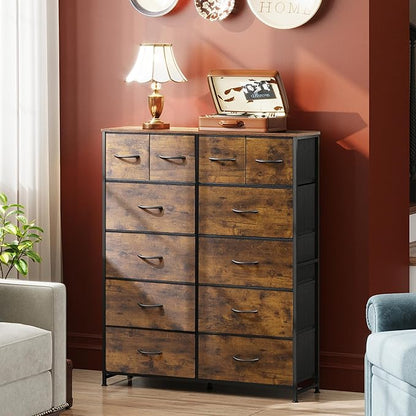 WLIVE Tall Dresser for Bedroom