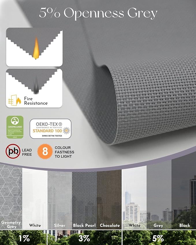 Graywind Motorized Solar Shades Compatible