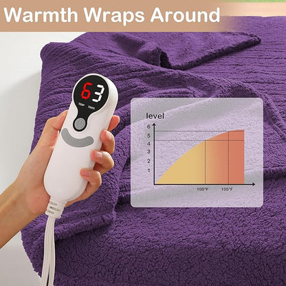 Electric Heated Blanket Twin Size 62"×84"