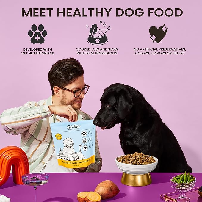The Pets Table Mixed Grain Free and Grain Inclusive, Air Dried Dog Food 2 Pack - Beef & Berries + Chicken & Sweet Potato, 16 Ounce (Pack of 2)