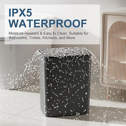 2 Pack 2.7 Gal Bathroom Trash Can