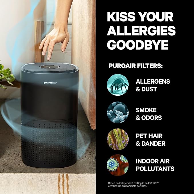 PuroAir 240 HEPA Air Purifier for Home Large Rooms