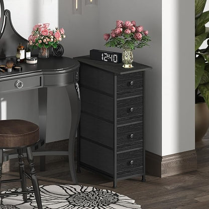 GiftGo Narrow Dresser Vertical Slim Dresser Chest of Drawers Skinny Storage