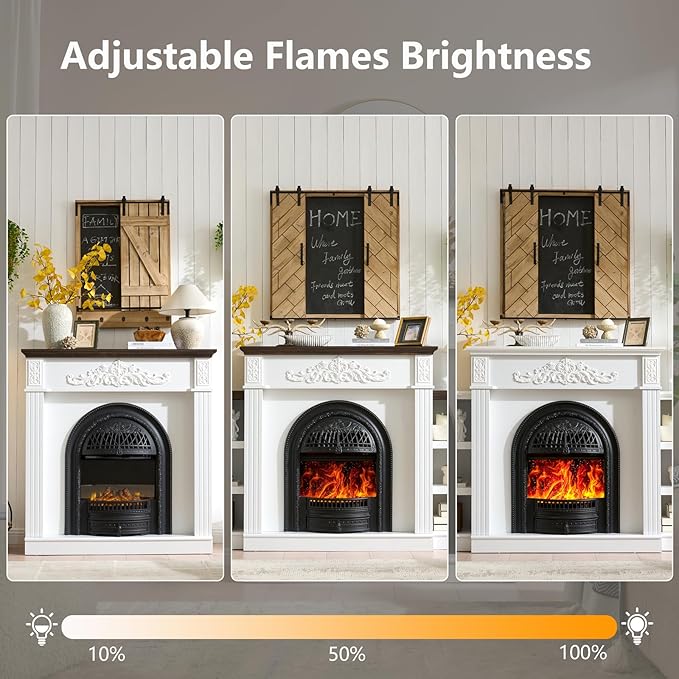 45" Birdcage-Style Electric Fireplace