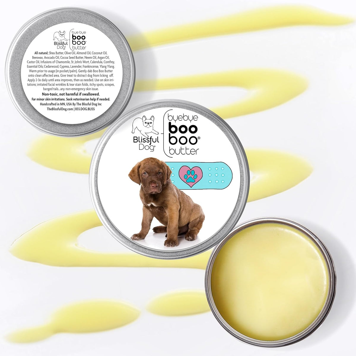 The Blissful Dog Chesapeake Bay Retriever Boo Boo Butter, 2-Ounce