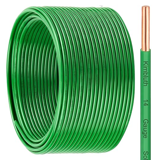 THHN Wire 14 Gauge 200 FT OFC Electrical Wire, 14 AWG Solid Copper Wire Rated