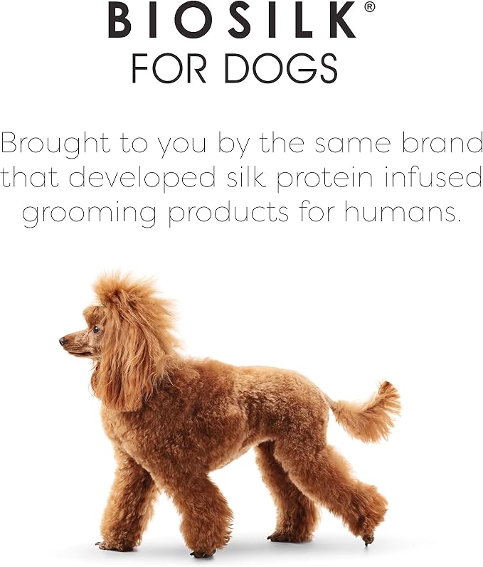 BioSilk for Pets Eco Friendly Detangling Pin Brush for Dogs, Gentle Dog Grooming Brush Designed to Help Remove Knots and Tangles and Support Healthy Coats for All Dogs | Gentle grooming brush removes knots and tangles, supports healthy coats for all do...