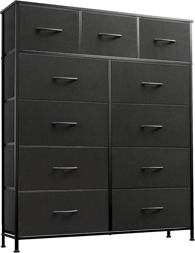 WLIVE Tall Dresser for Bedroom, Fabric Dressers Storage Tower, Dresser & Chest