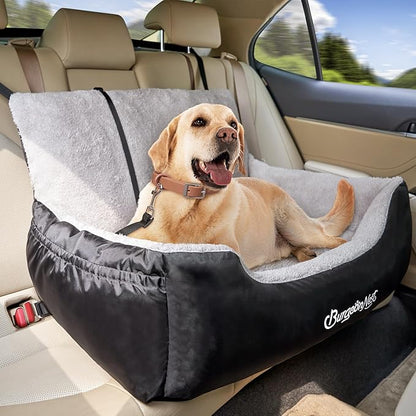 Dog Car Seat for Small Dogs & Cats Under 55 lbs,Black
