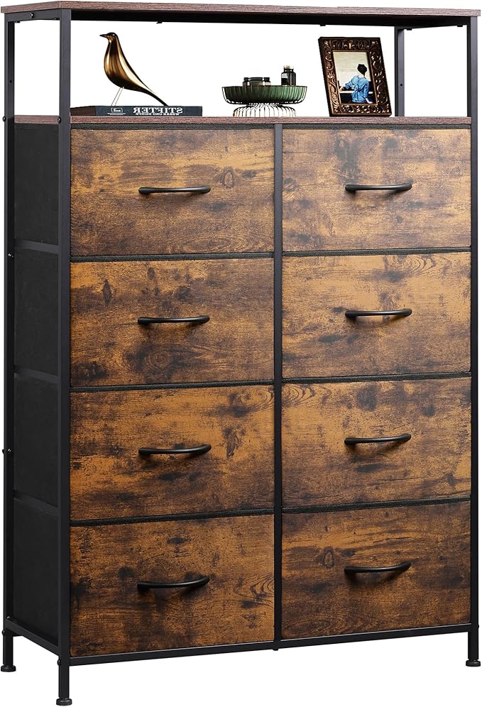 WLIVE Fabric Dresser for Bedroom