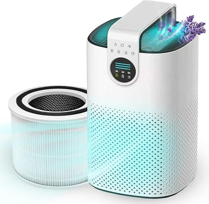 HEPA-13 Air Purifier with Essential Oil Diffuser,