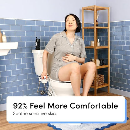 TUSHY Fresh Cool Water Bidet: Ultra Slim Toilet Seat Attachment Easy DIY