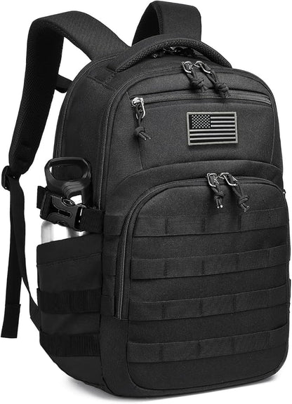Wotony Military tactical backpack, backpack for men black small tactical assault bag